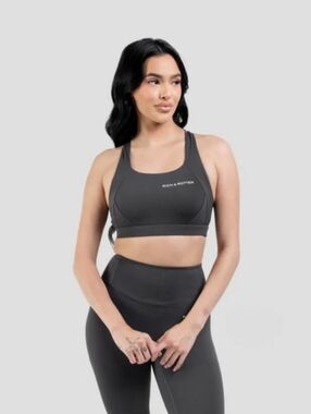 Womenwear Rich & Rotten Sport Bra Color Gray Size Small